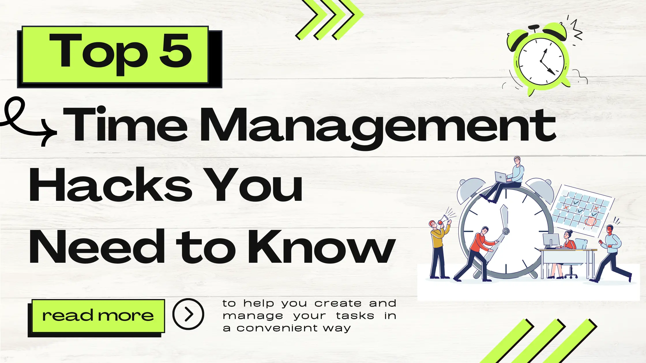 Top 5 Time Management Hacks You Need to Know NOW!